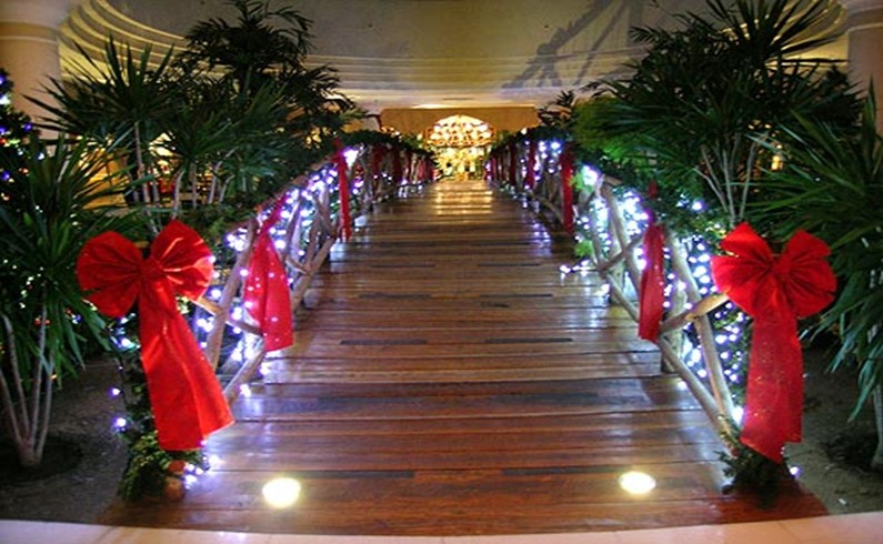 Рождественская декорация отеля Savoy 5*