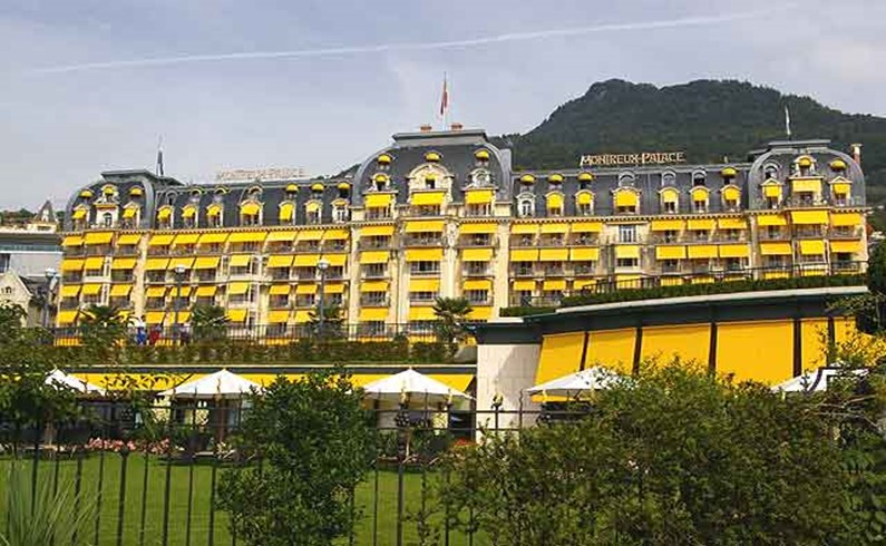 Palace Hotel в Монтре, здесь жил Владимир Набоков